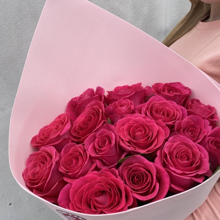 Букеты из розовых роз 70 см (Эквадор) articul: 34320