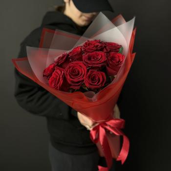 Роза красная 40 см