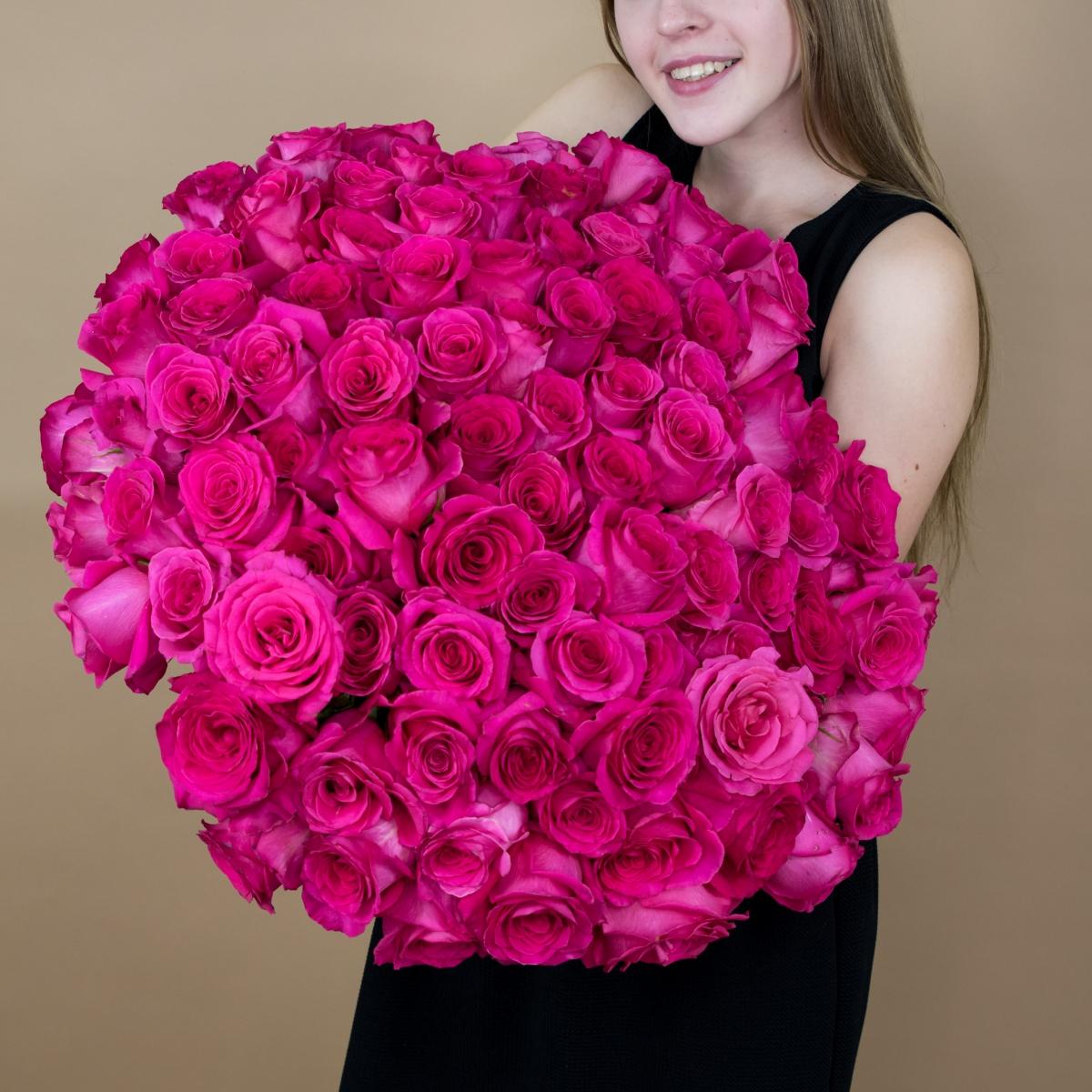 Букет из розовых роз 75 шт. (40 см) артикул букета  16170kos