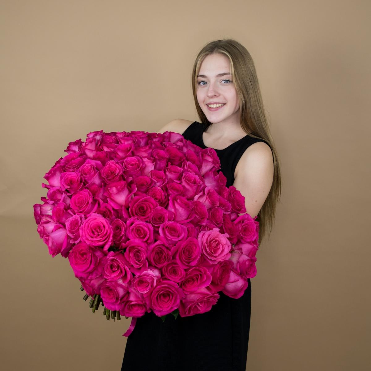 Букет розовых роз 40 см