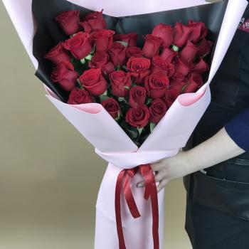 Букеты из красных роз 70 см (Эквадор) (артикул   20850kosma)