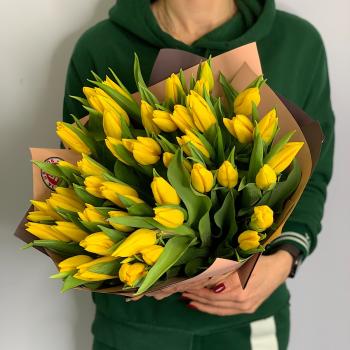 Тюльпаны желтые 51 шт Артикул: 25440kos